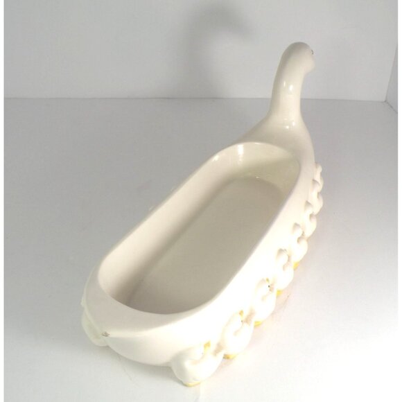 Fitz and Floyd Ceramic Duck/Goose Serving Vessel With Ducklings/Goslings For Tre - Picture 7 of 9